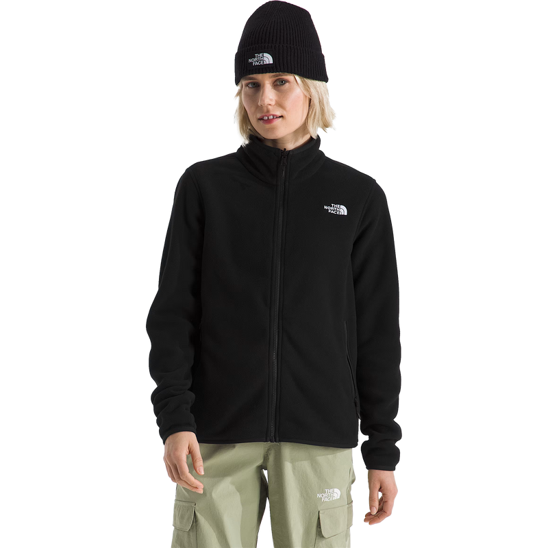 Women's Glacier Fleece Jacket, The North Face Women's Glacier Fleece Jacket Closed