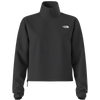The North Face Women's Glacier Fleece 1/2 Zip Short Jacket in TNF Black