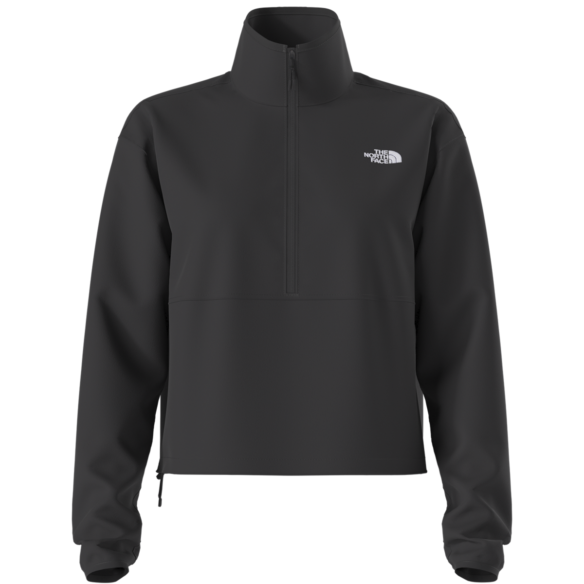 The North Face Women's Glacier Fleece 1/2 Zip Short Jacket in TNF Black