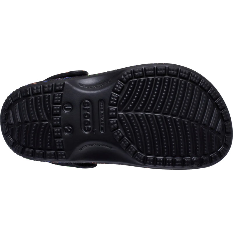 Crocs Youth Classic Hi Vis Camo Clog Bottom