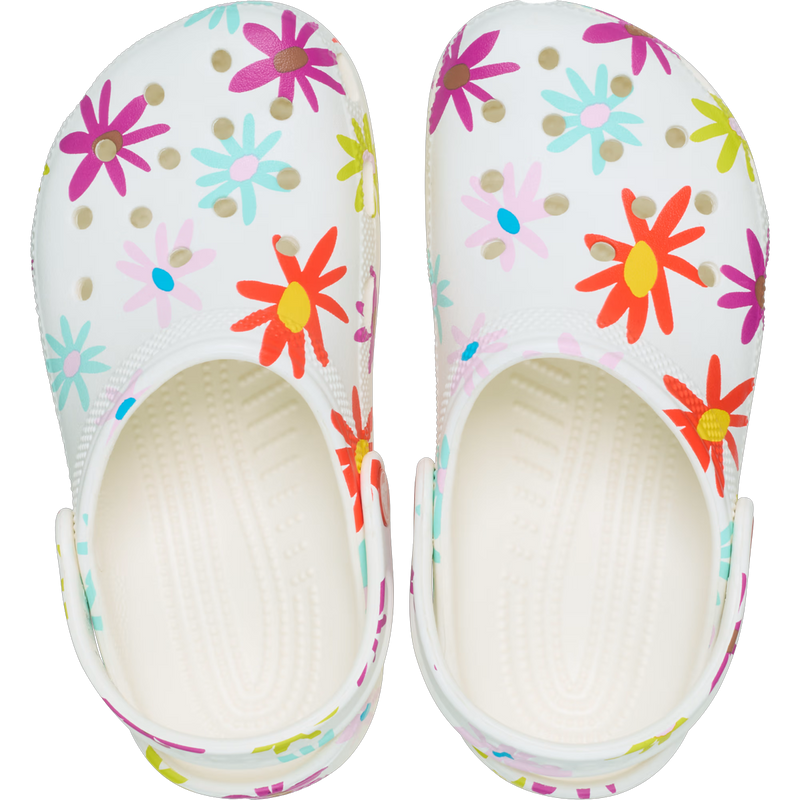 Youth Classic Crafted Daisy Clog, Crocs Youth Classic Crafted Daisy Clog Top