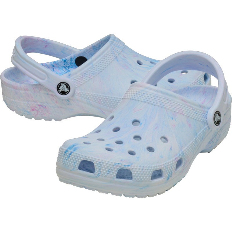 Classic Watercolor Marbled Clog, Crocs Classic Watercolor Marbled Clog Pair