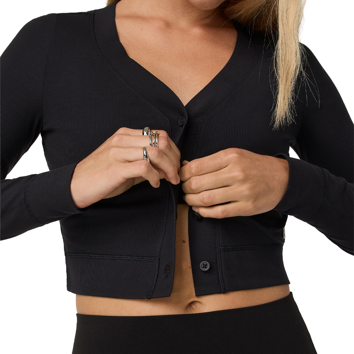 Women's Long Sleeve Pose Mini Cardi alternate view