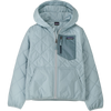 Youth Diamond Quilted Hoody in VRTB-Virtually Blue