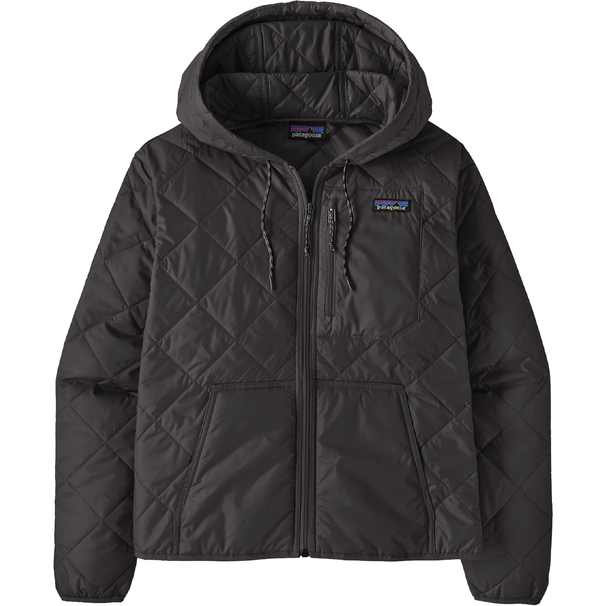 Women's Diamond Quilt Bomber Hoody alternate view