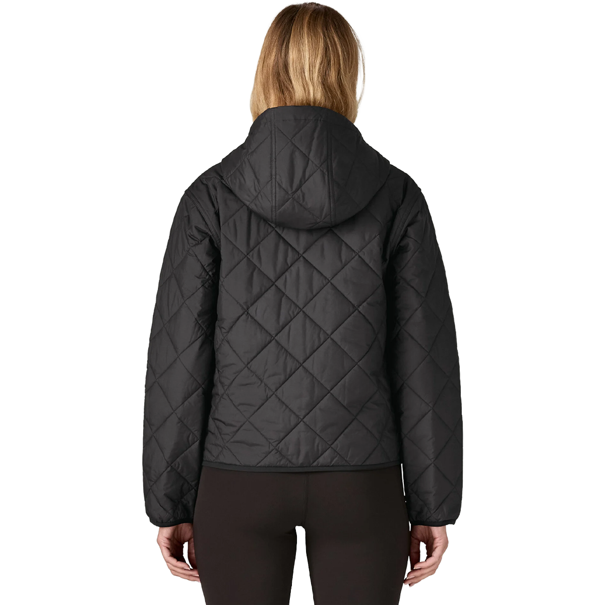 Women's Diamond Quilt Bomber Hoody alternate view