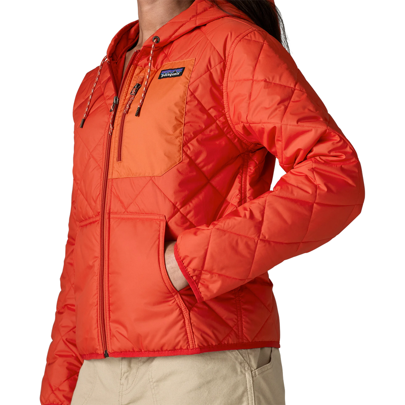 Women's Diamond Quilt Bomber Hoody, Patagonia Women's Diamond Quilt Bomber Hoody side pocket