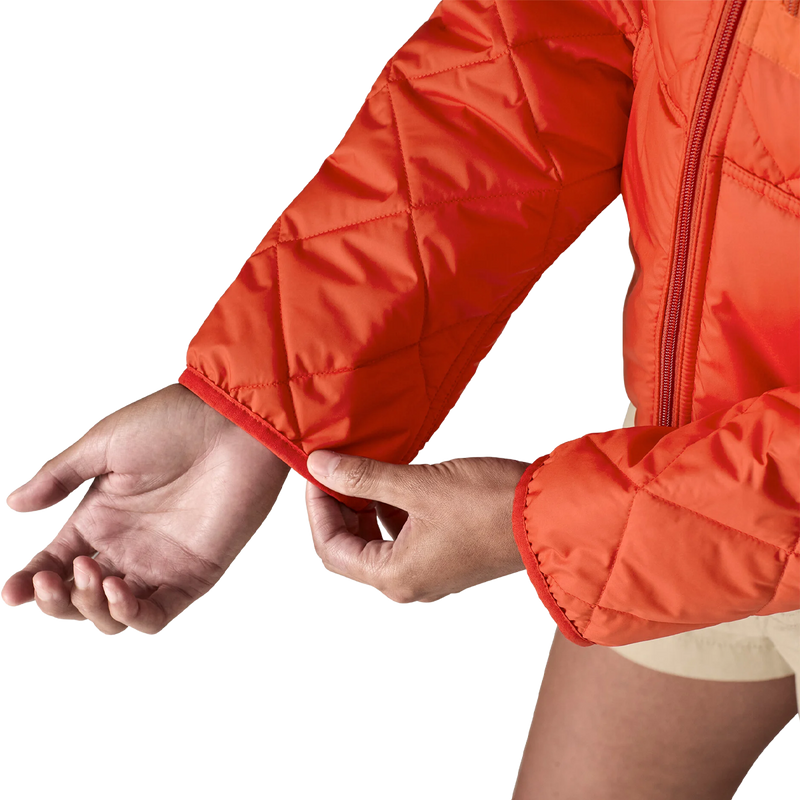 Women's Diamond Quilt Bomber Hoody, Patagonia Women's Diamond Quilt Bomber Hoody sleeve cuff