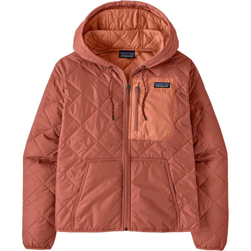 Women's Diamond Quilt Bomber Hoody, Featured Image