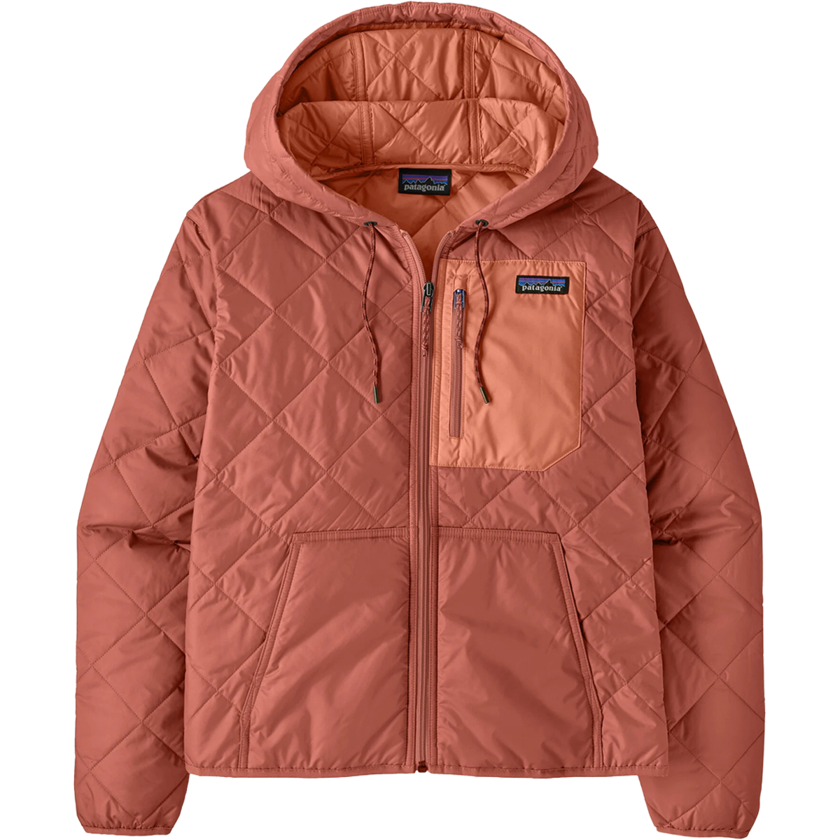 Women's Diamond Quilt Bomber Hoody alternate view