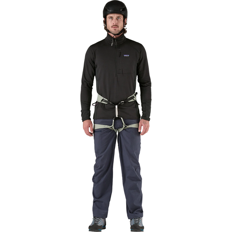 Men's R1 Pullover, Patagonia Men's R1 Pullover under harness