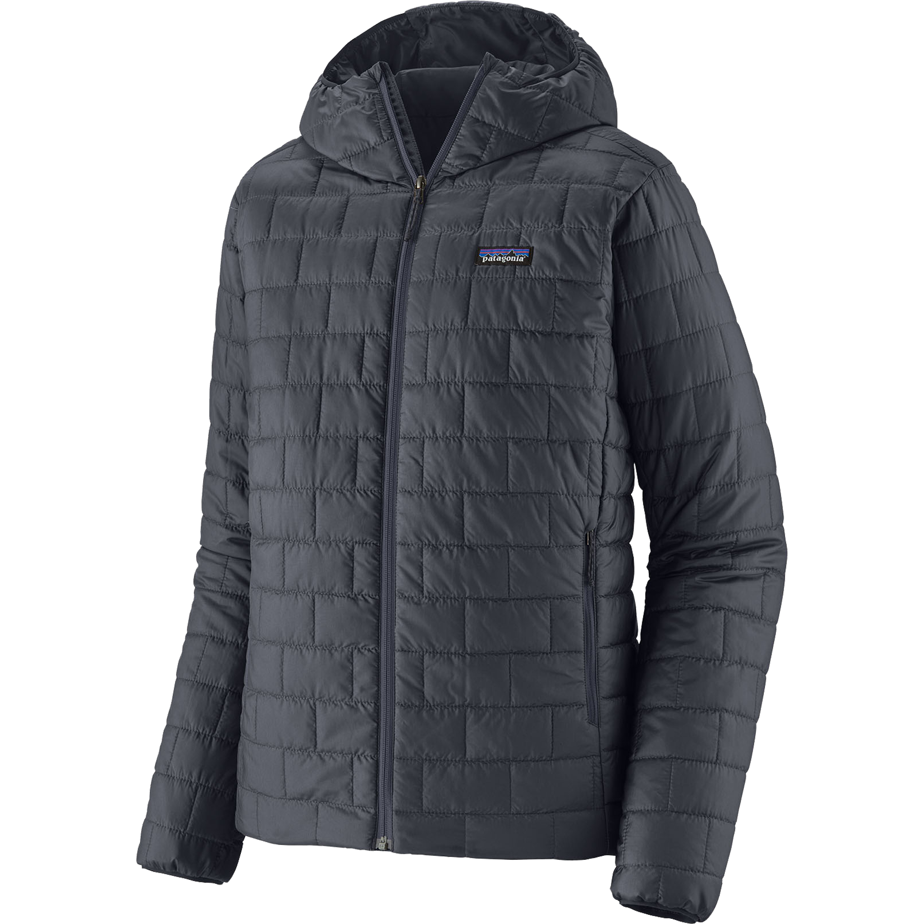 Patagonia Men's Nano Puff Hoody in SMDB-Smolder Blue