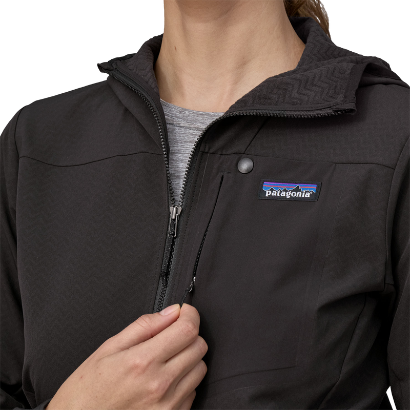 Women's R1 CrossStrata Hoody, Patagonia Women's R1 CrossStrata Hoody Chest Zipper Pocket