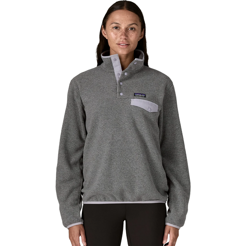 Women's Lightweight Synchilla Snap T Pullover, Patagonia Women's Lightweight Synchilla Snap T Pullover Front