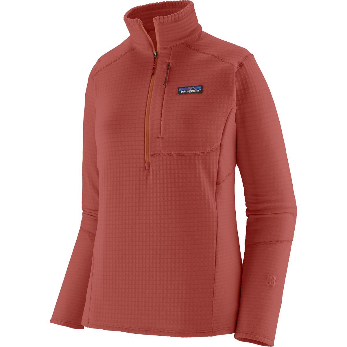 Patagonia Women's R1 Pullover in Potters Red