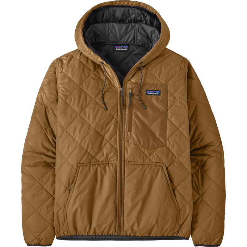 Men's Diamond Quilted Bomber Hoody, Featured Image