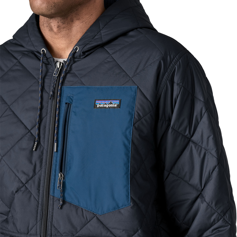 Men's Diamond Quilted Bomber Hoody, Patagonia Men's Diamond Quilted Bomber Hoody Chest Pocket