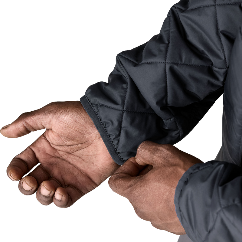 Men's Diamond Quilted Bomber Hoody, Patagonia Men's Diamond Quilted Bomber Hoody Sleeve Cuff