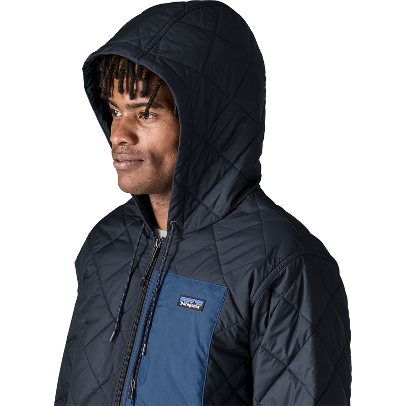 Men's Diamond Quilted Bomber Hoody, Patagonia Men's Diamond Quilted Bomber Hoody Hood