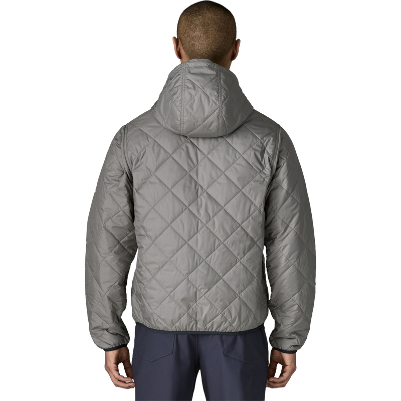 Men's Diamond Quilted Bomber Hoody, Patagonia Men's Diamond Quilted Bomber Hoody Back