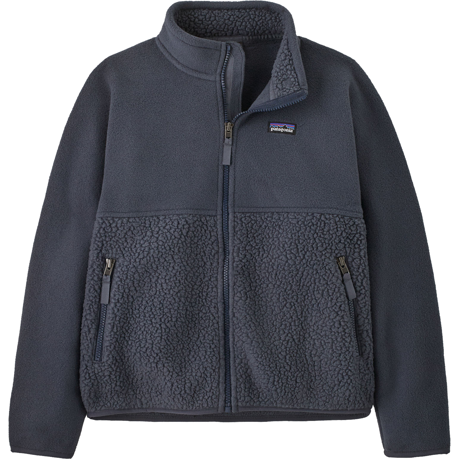 Patagonia Youth Cozy Fluff Jacket in SMDB-Smolder Blue