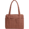 Tan Houndstooth