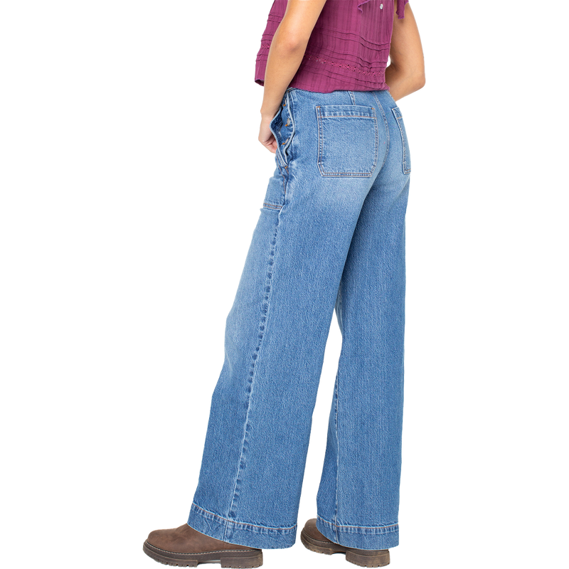 Women's Sea Plume Denim, Roxy Women's Sea Plume Denim 3/4 Back