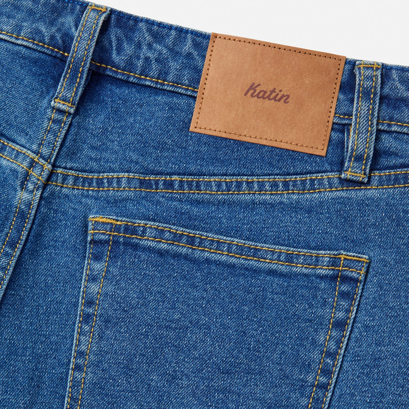 Men's Ren 57 Classic Straight, Katin Ren 57 Classic Straight in Dark Indigo back label