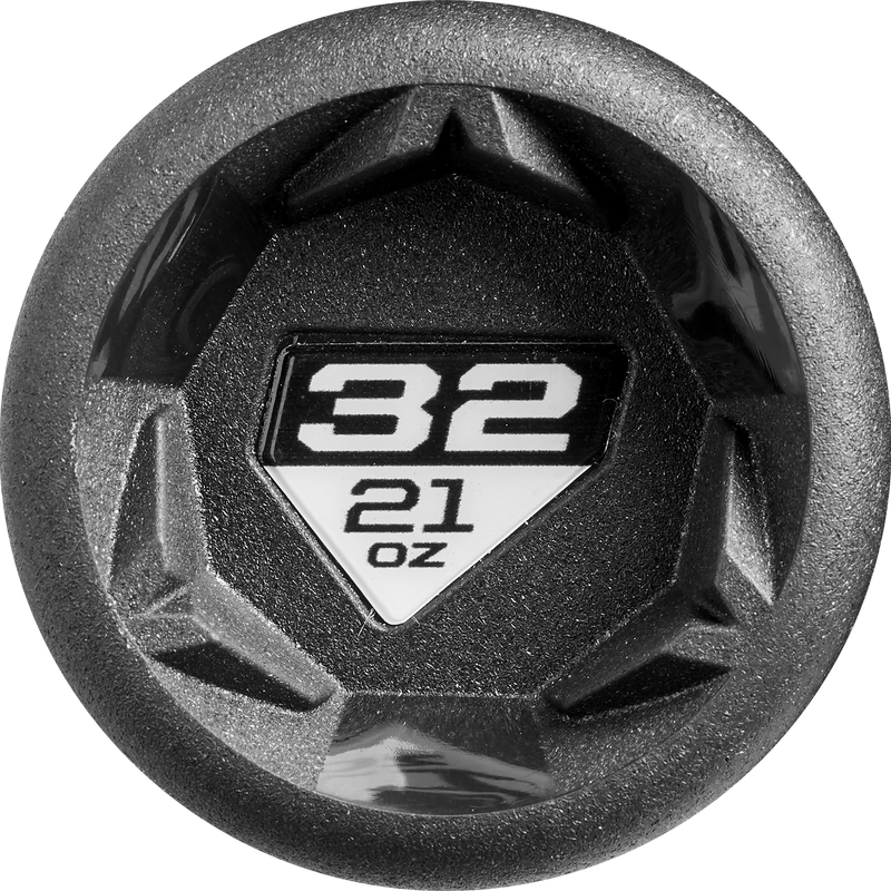 Prism+ Fastpitch -11, DeMarini Prism+ Fastpitch -11 in White/Rainbow end cap