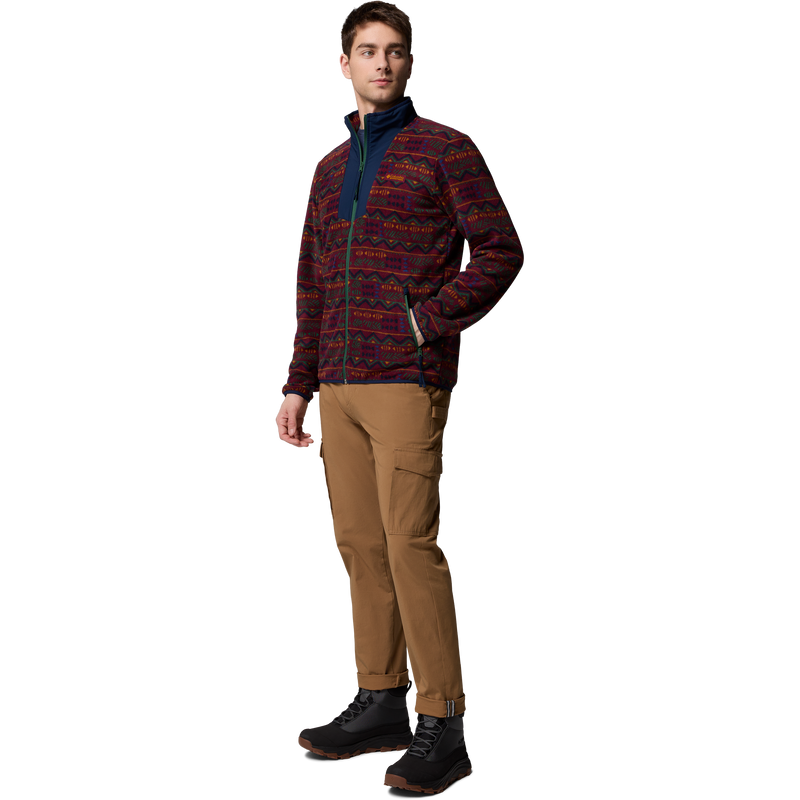 Men's Sequoia Grove Printed Full Zip, Columbia Men's Sequoia Grove Printed Full Zip Full View