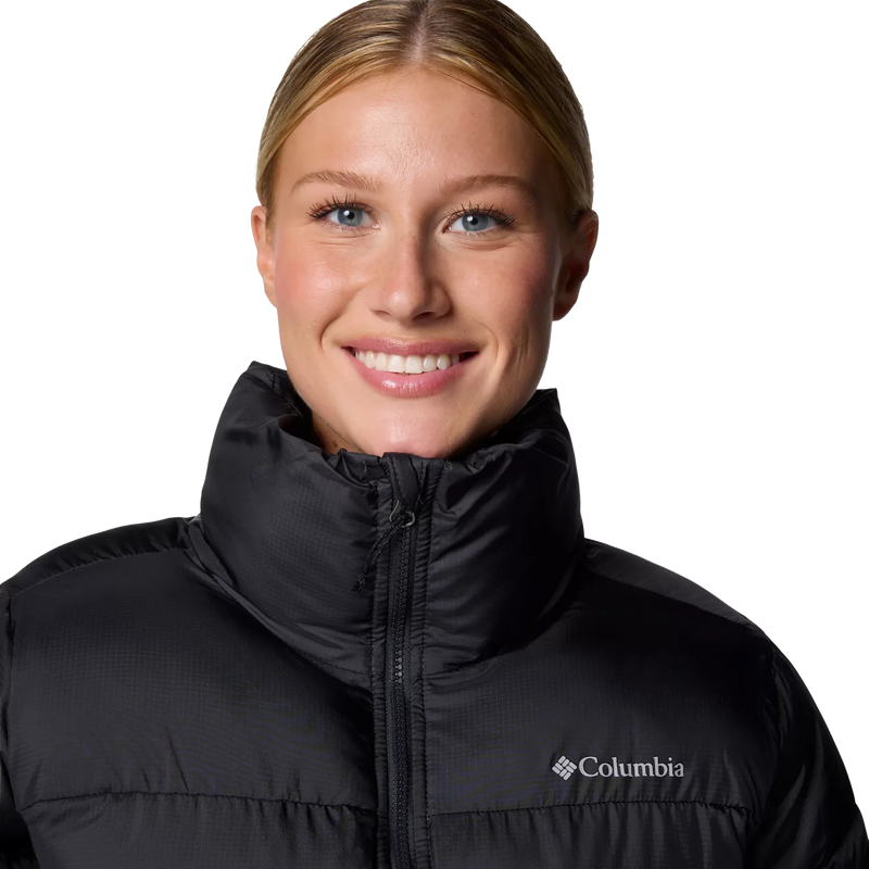 Women's Puffect II Full Zip Jacket, Columbia Women's Puffect II Full Zip Jacket Front Logo