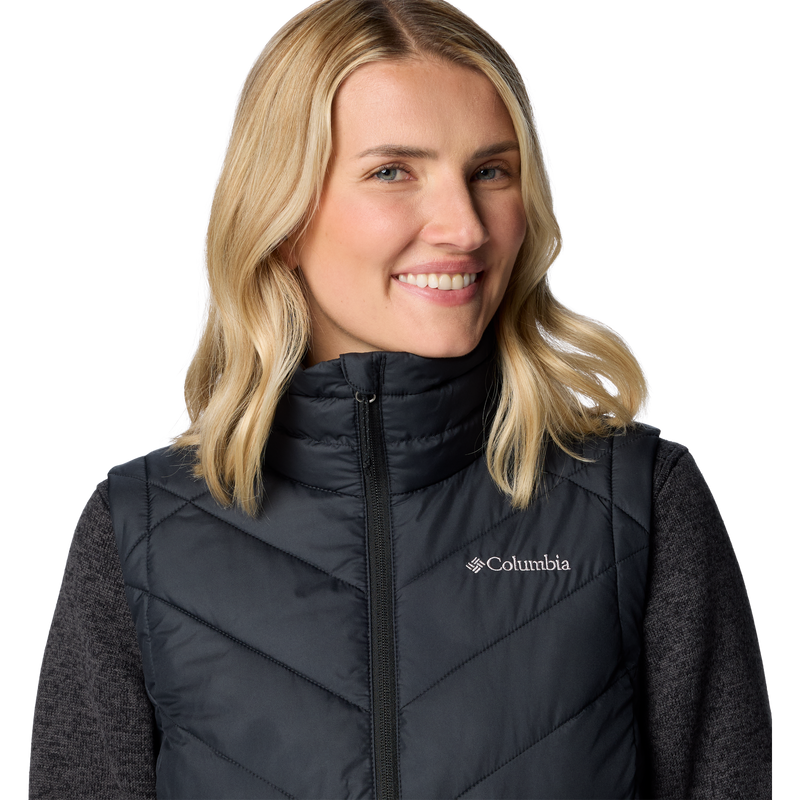 Women's Heavenly II Vest, Columbia Women's Heavenly II Vest Front Logo
