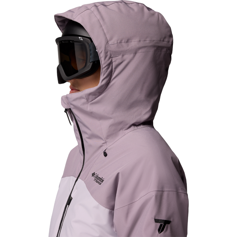 Women's Highland Summit III Insulated Jacket, Columbia Women's Highland Summit III Insulated Jacket side hood