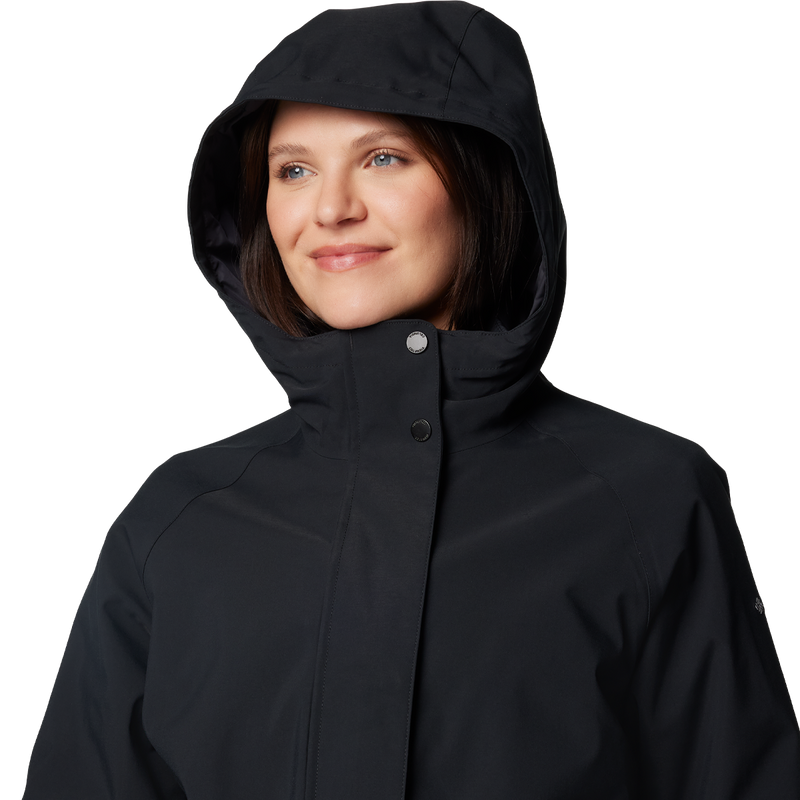 Women's Lolo Pass 3-in-1 Interchange Jacket, Columbia Women's Lolo Pass Interchange Jacket hood