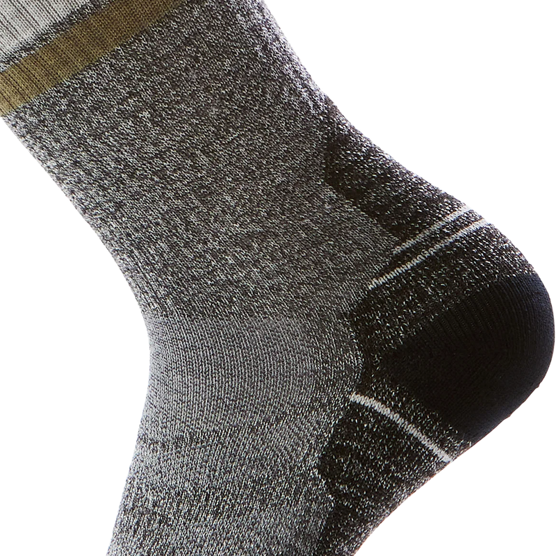 Men's Hike Winding Trail Crew Socks, Smartwool Men's Hike Winding Trail Crew Socks Heel