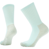 Smartwool W Hike Classic Leaf Pattern Crew Socks in Bleached Aqua