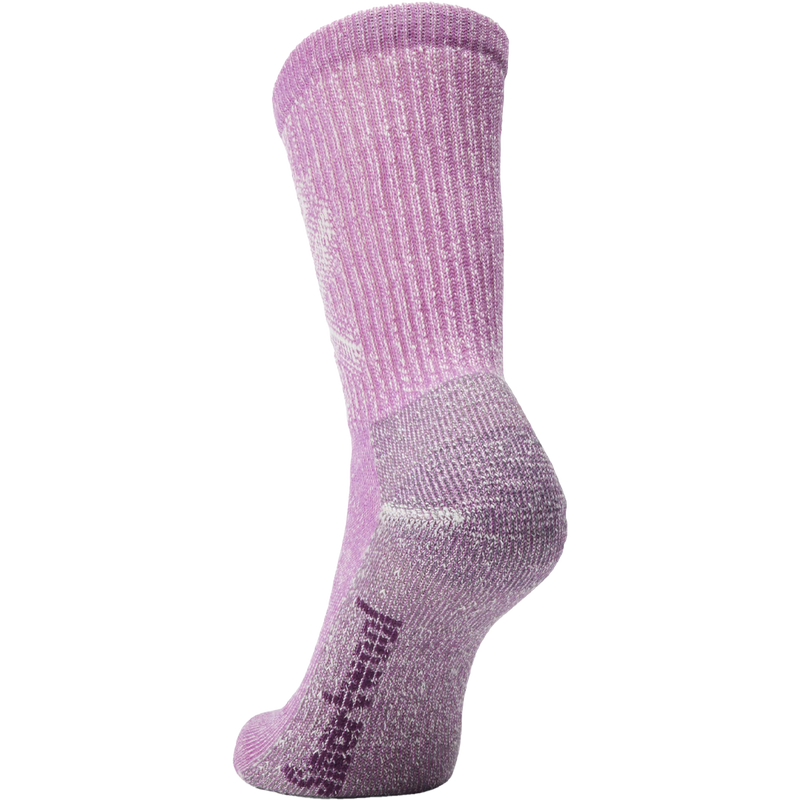 Smartwool W Hike Classic Leaf Pattern Crew Socks heel