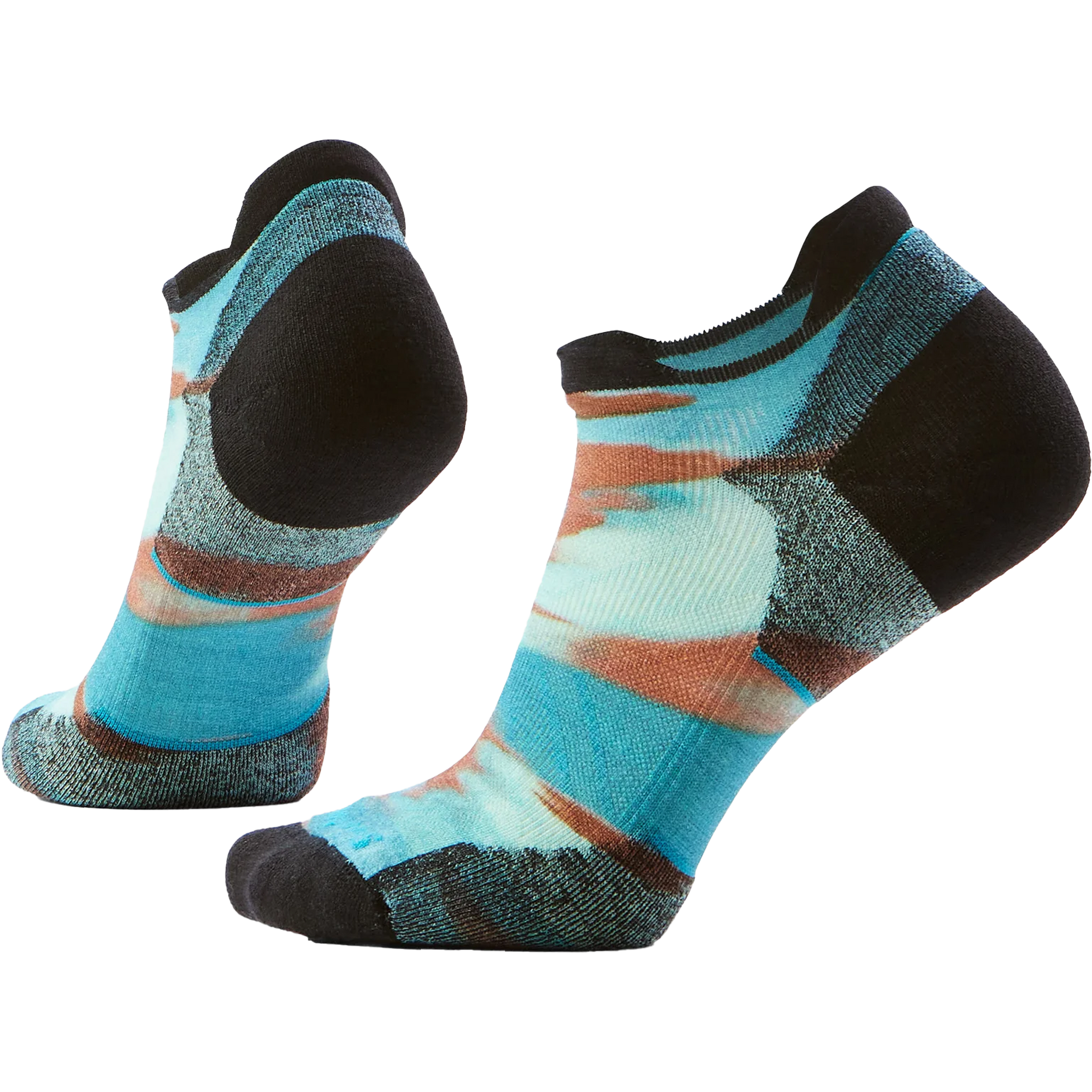Women's Run Brushed Print Low Ankle Socks alternate view