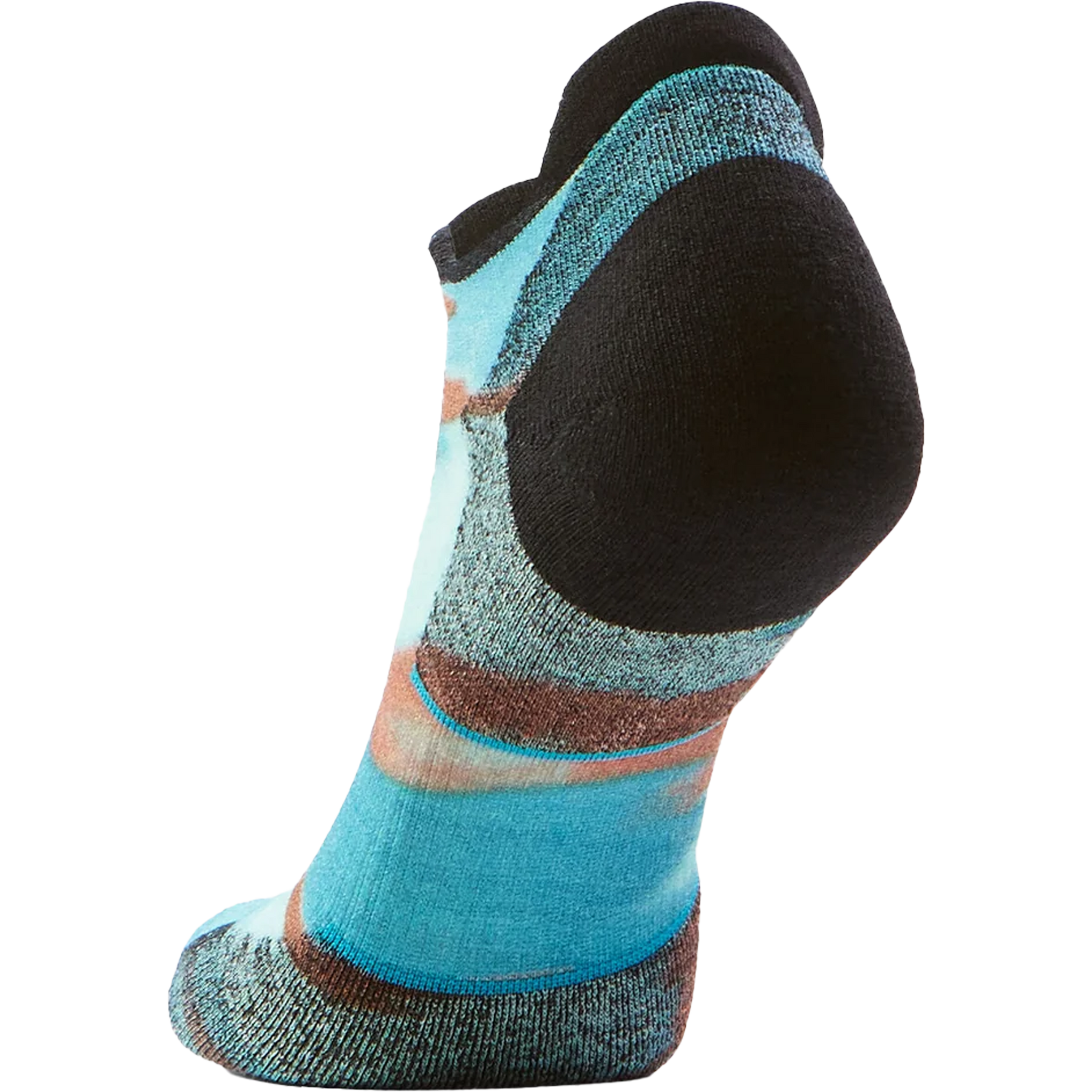 Women's Run Brushed Print Low Ankle Socks alternate view