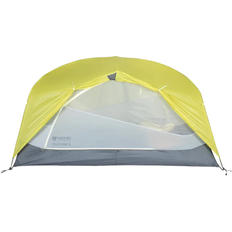 Dagger OSMO 2 Person, Nemo Dagger OSMO 2P in Birch Bud with rainfly door rolled open