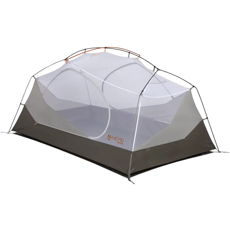 Aurora 2 Person Tent & Footprint, Nemo Aurora 2P & Footprint in Fog Smokey Olive without rainfly