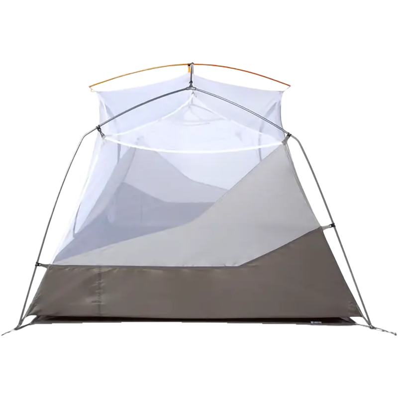 Aurora 2 Person Tent & Footprint, Nemo Aurora 2P & Footprint in Fog Smokey Olive side without rainfly