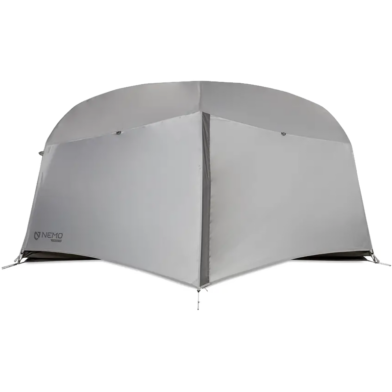 Aurora 2 Person Tent & Footprint, Nemo Aurora 2P & Footprint in Fog Smokey Olive with rainfly front