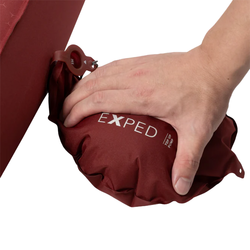 MegaMat Max Duo LW+, Exped MegaMat Max Duo LW+ in Burgundy with pump