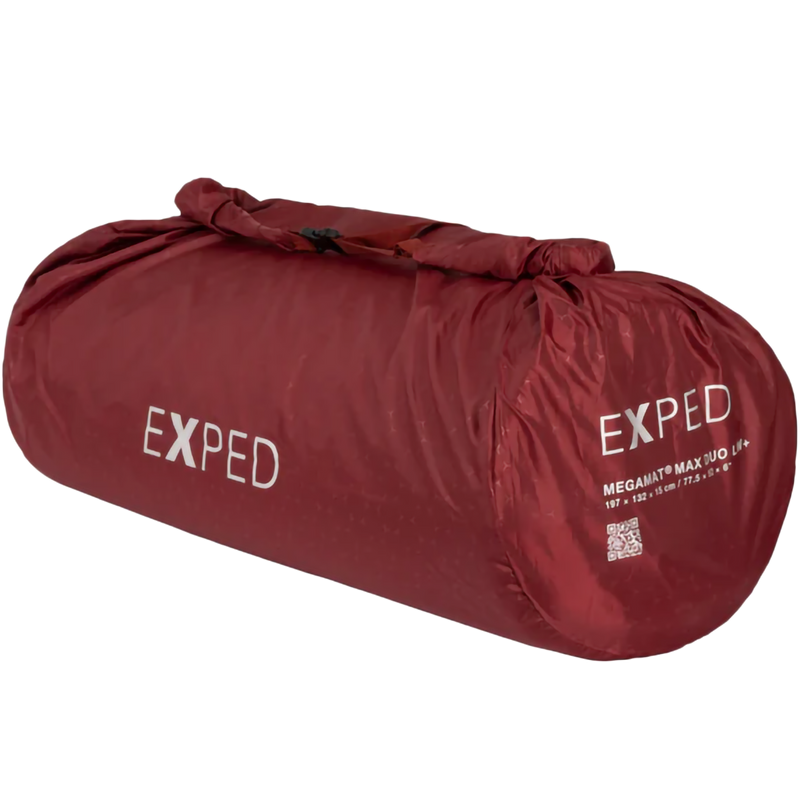 MegaMat Max Duo LW+, Exped MegaMat Max Duo LW+ in Burgundy in stuff sack