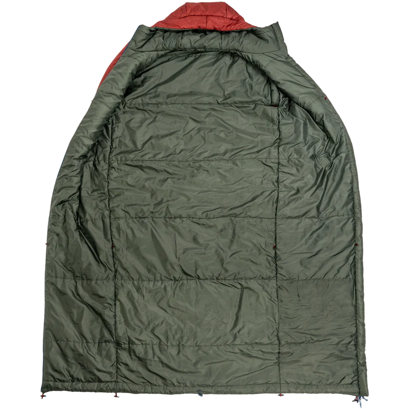 Dreamwalker, Exped Dreamwalker in Burgundy unzipped