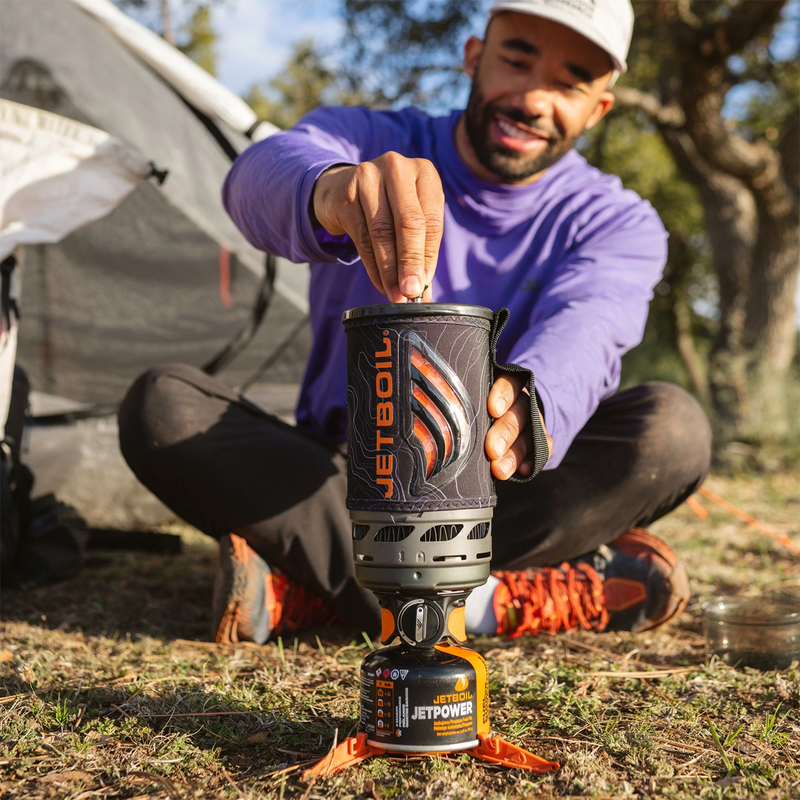Flash 1.0L JavaKit, Jetboil Flash 1.0L JavaKit making coffee