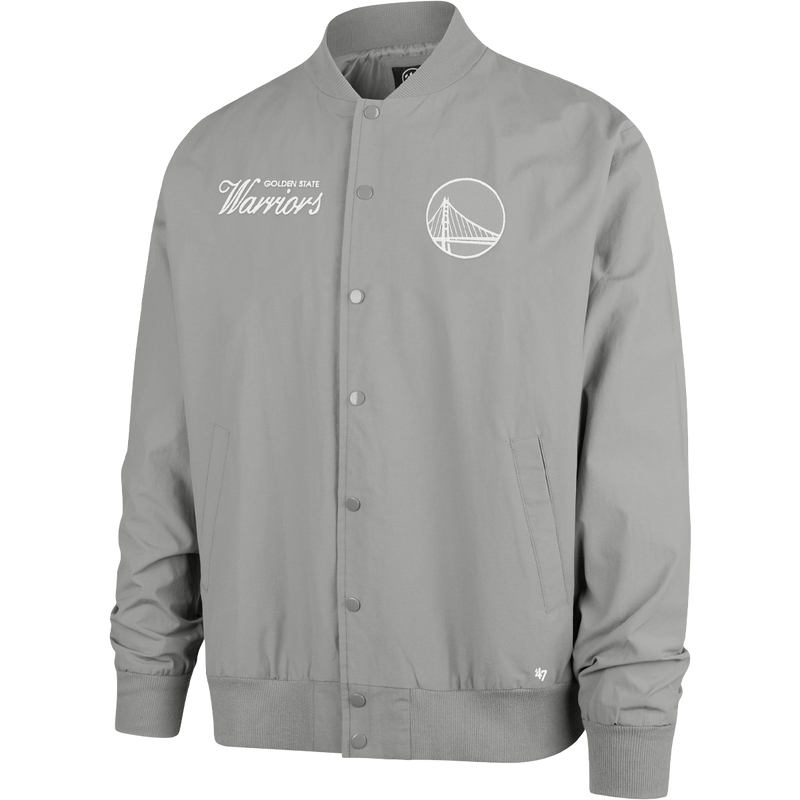 Men's Warriors Euro Step Twill Bomber, Featured Image