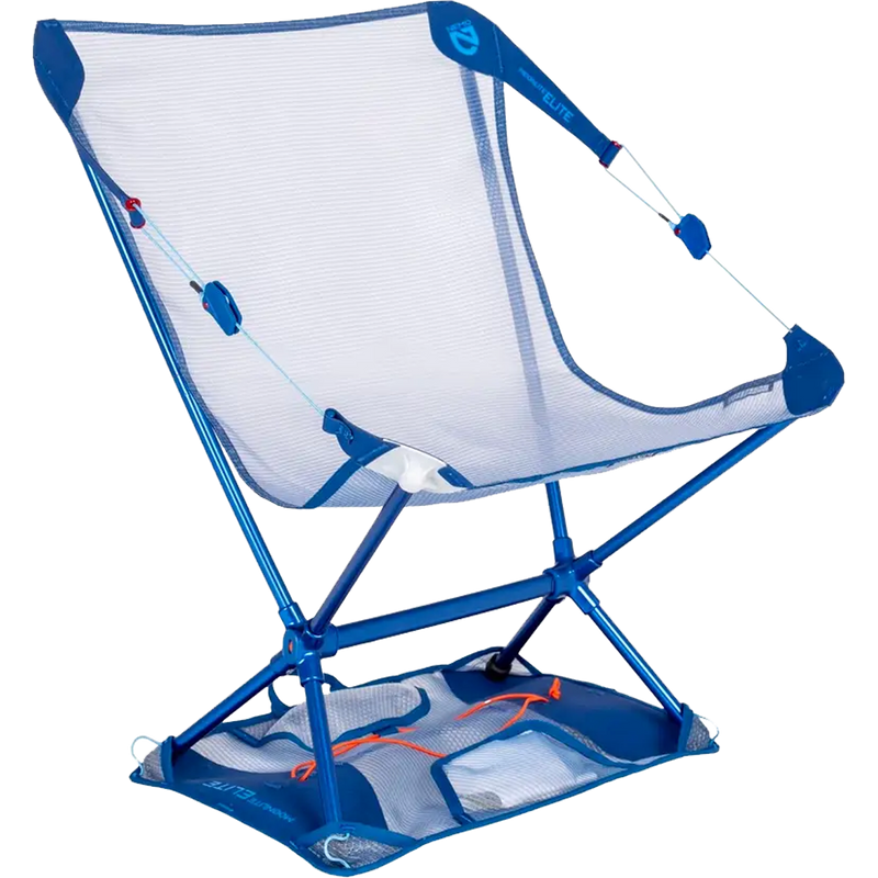 Moonlite Elite Reclining Camp Chair, Nemo Moonlite Elite Reclining Camp Chair with footprint