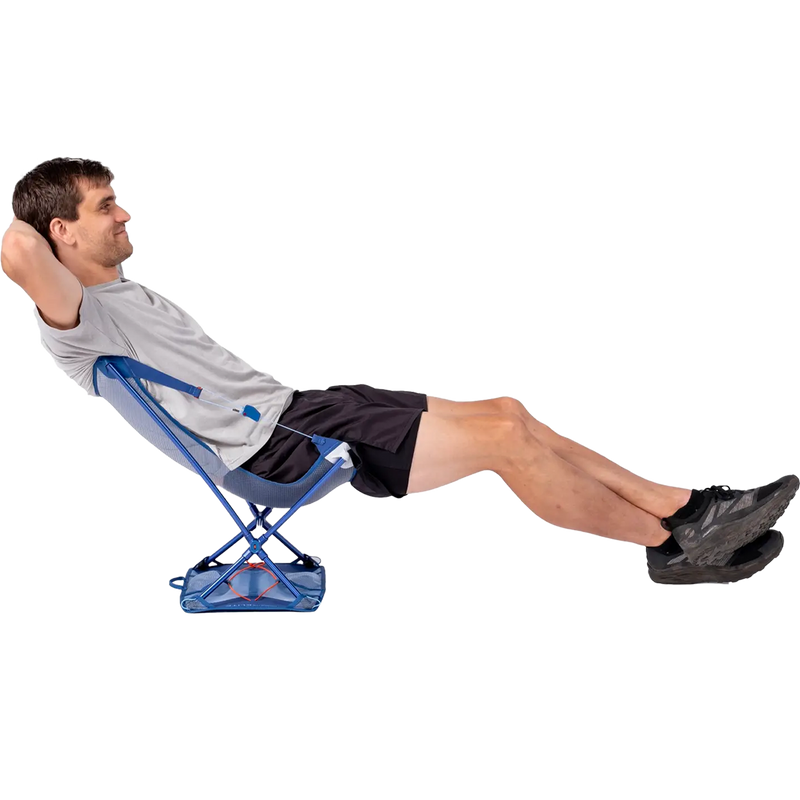 Moonlite Elite Reclining Camp Chair, Nemo Moonlite Elite Reclining Camp Chair with camper